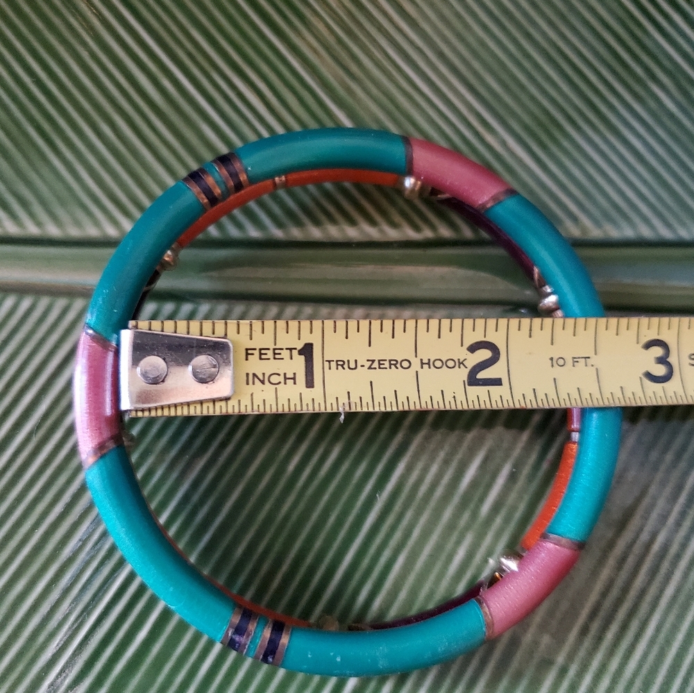 Two Enamel Stack bracelets - Picture 2 of 6